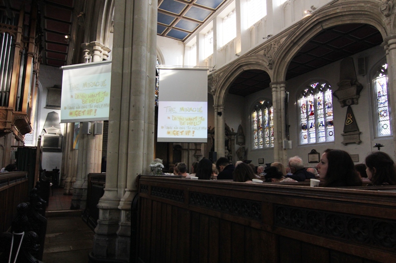 Проповедь в церкви Святого Михаила, Йорк, Англия
