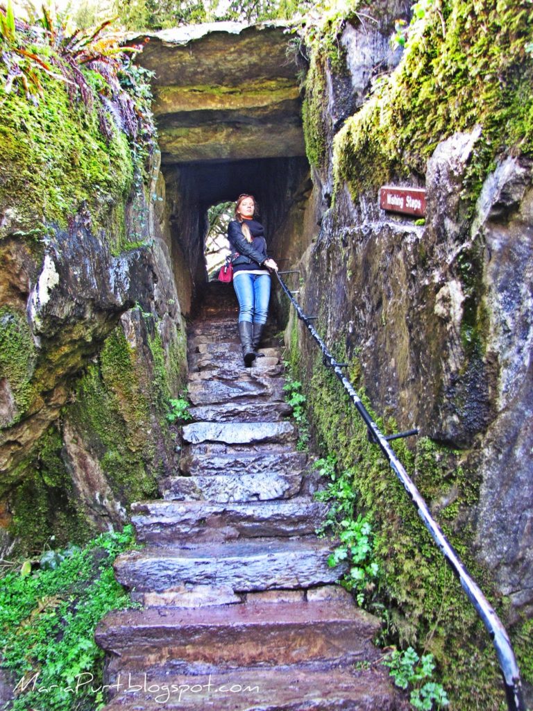 Лестница желаний около замка Бларни, Ирландия