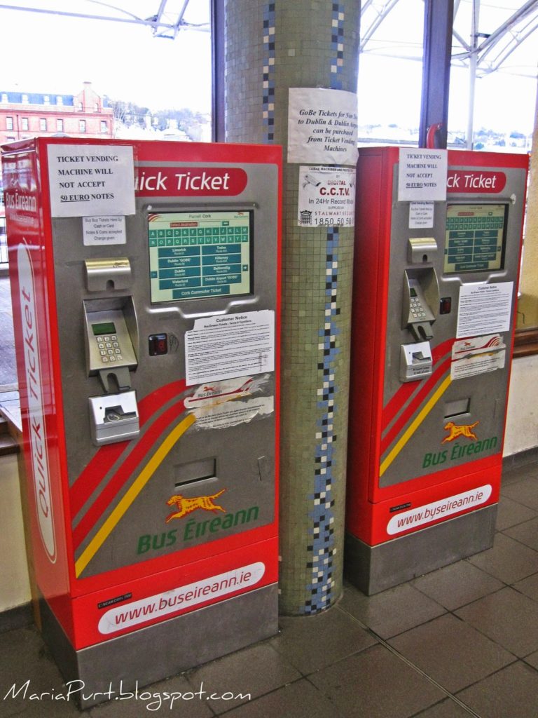 Автомат по продаже билетов в Ирландии