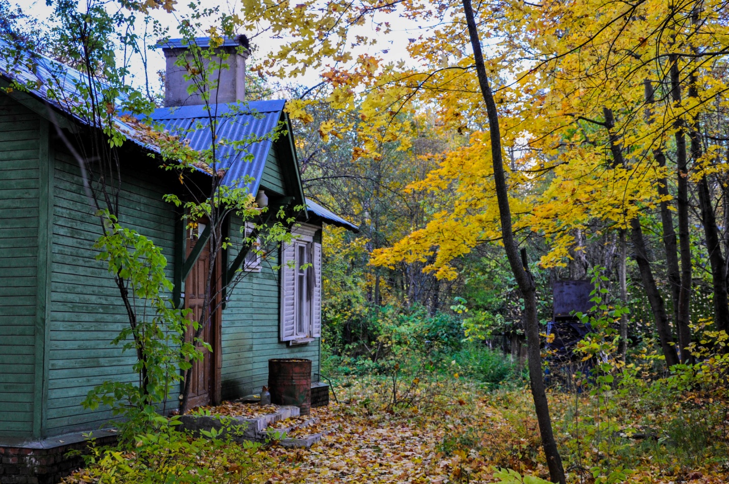 Старые жилые дома в Красногорске