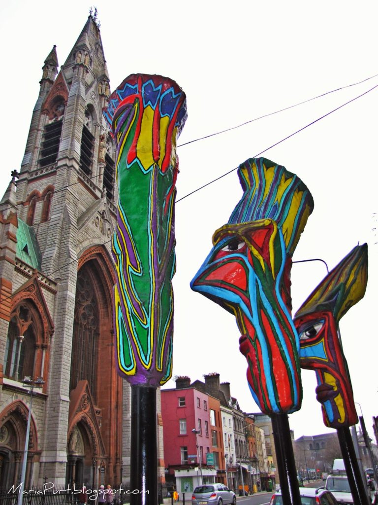 Современный стрит-арт в Дублине, Ирландия. Архитектура
